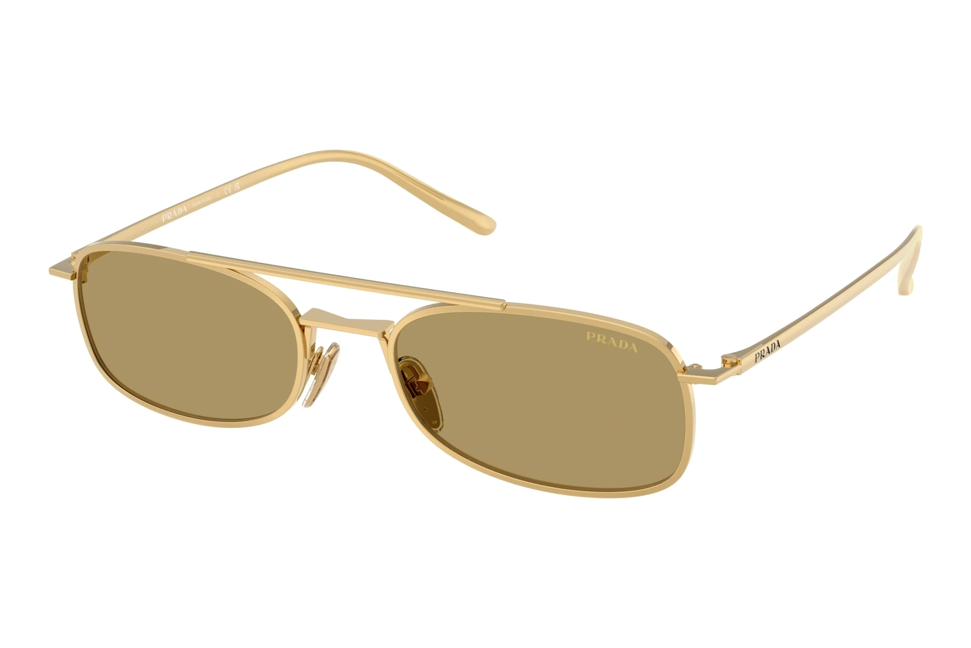 Prada   PR D59S 5AK70G Dark HoneySilver