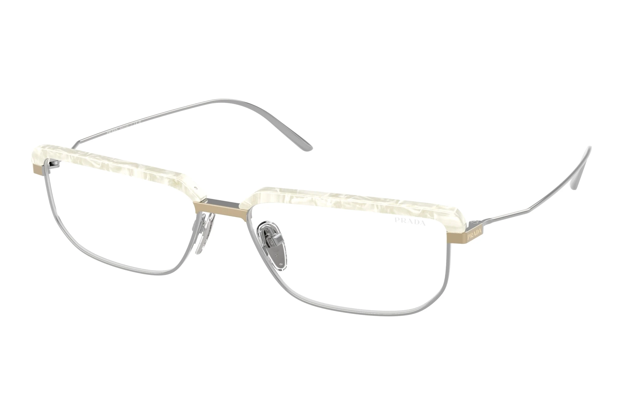 Prada   PR D64S 29P10W Clear Blue Light FilterMother Of Pearl