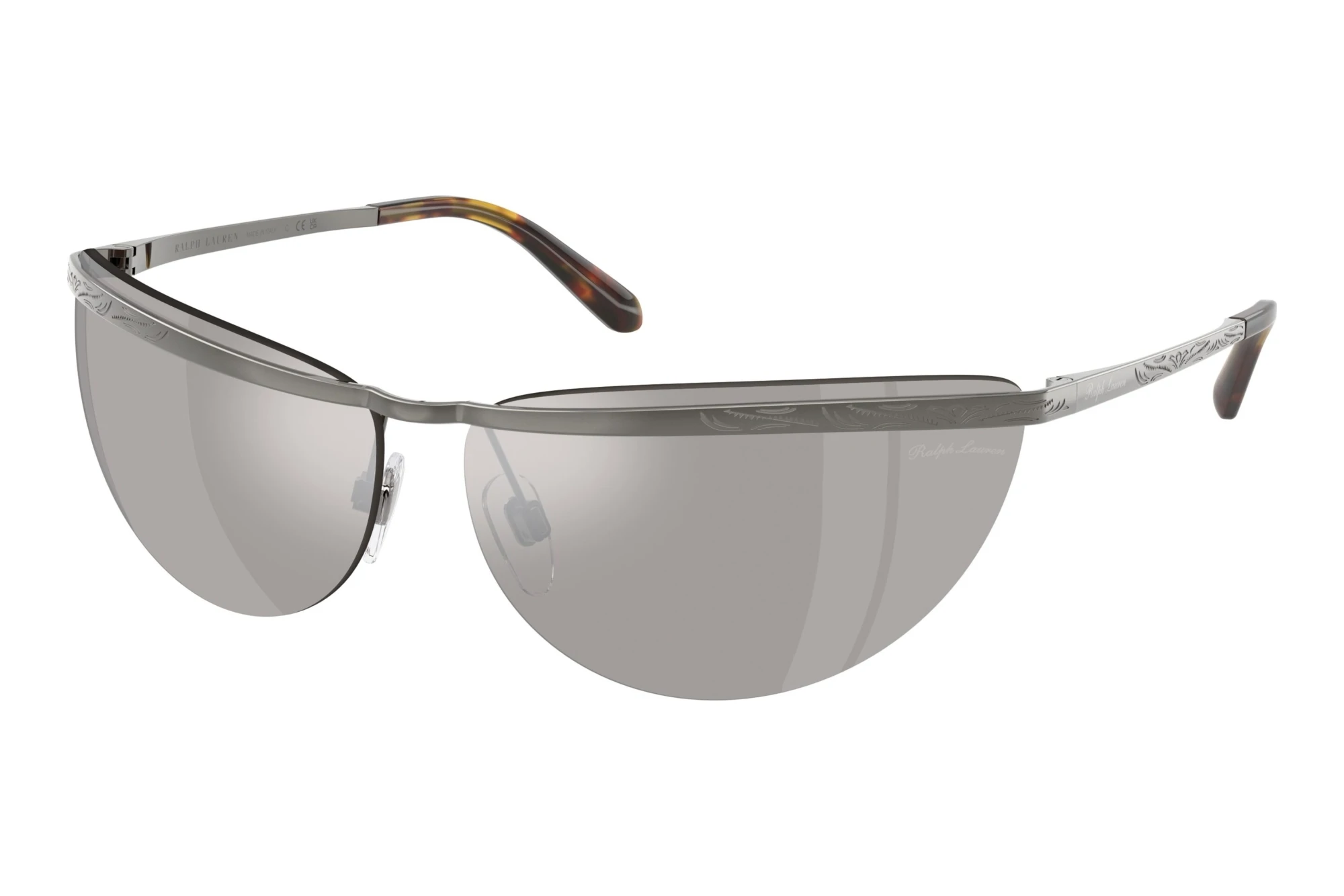 Ralph Lauren   RL7097 91206G Light Grey Mirror SilverShiny Dark Gunmetal