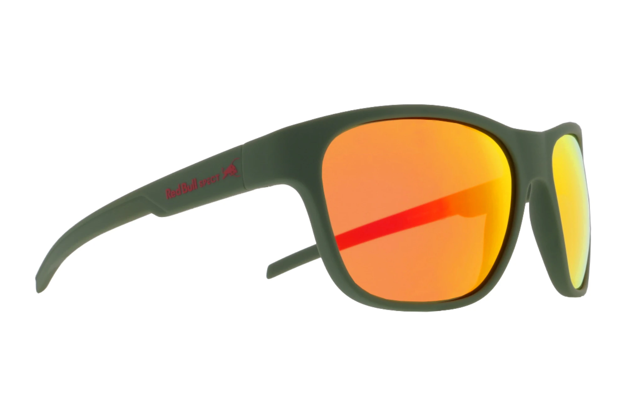 Red Bull SPECT   SONIC 006P brown with red mirror POLolive green