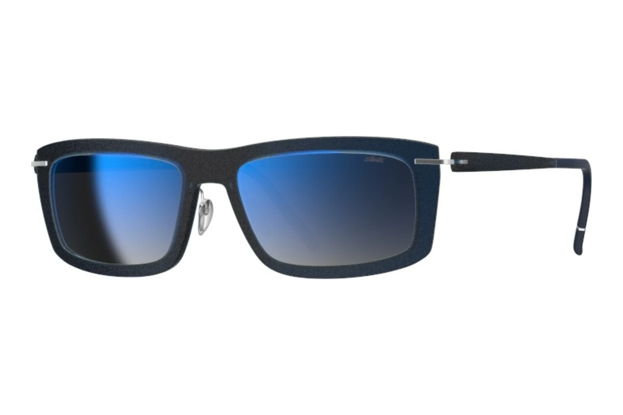 Silhouette   4091 4510 blackSLM Blue Mirror Gradient