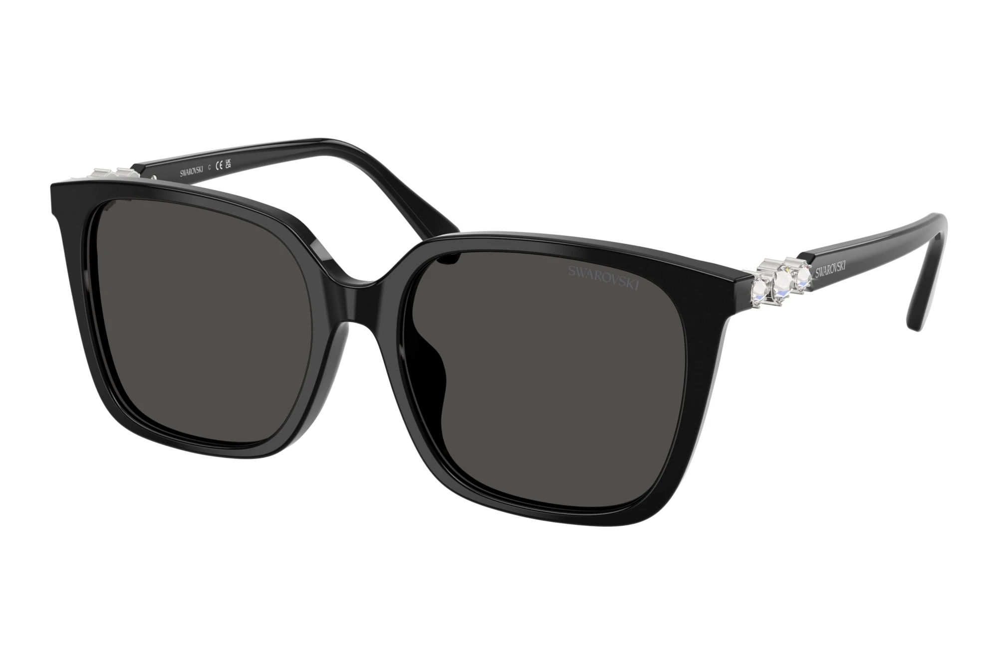 Swarovski   SK6053D 103887 Dark GreyBlack