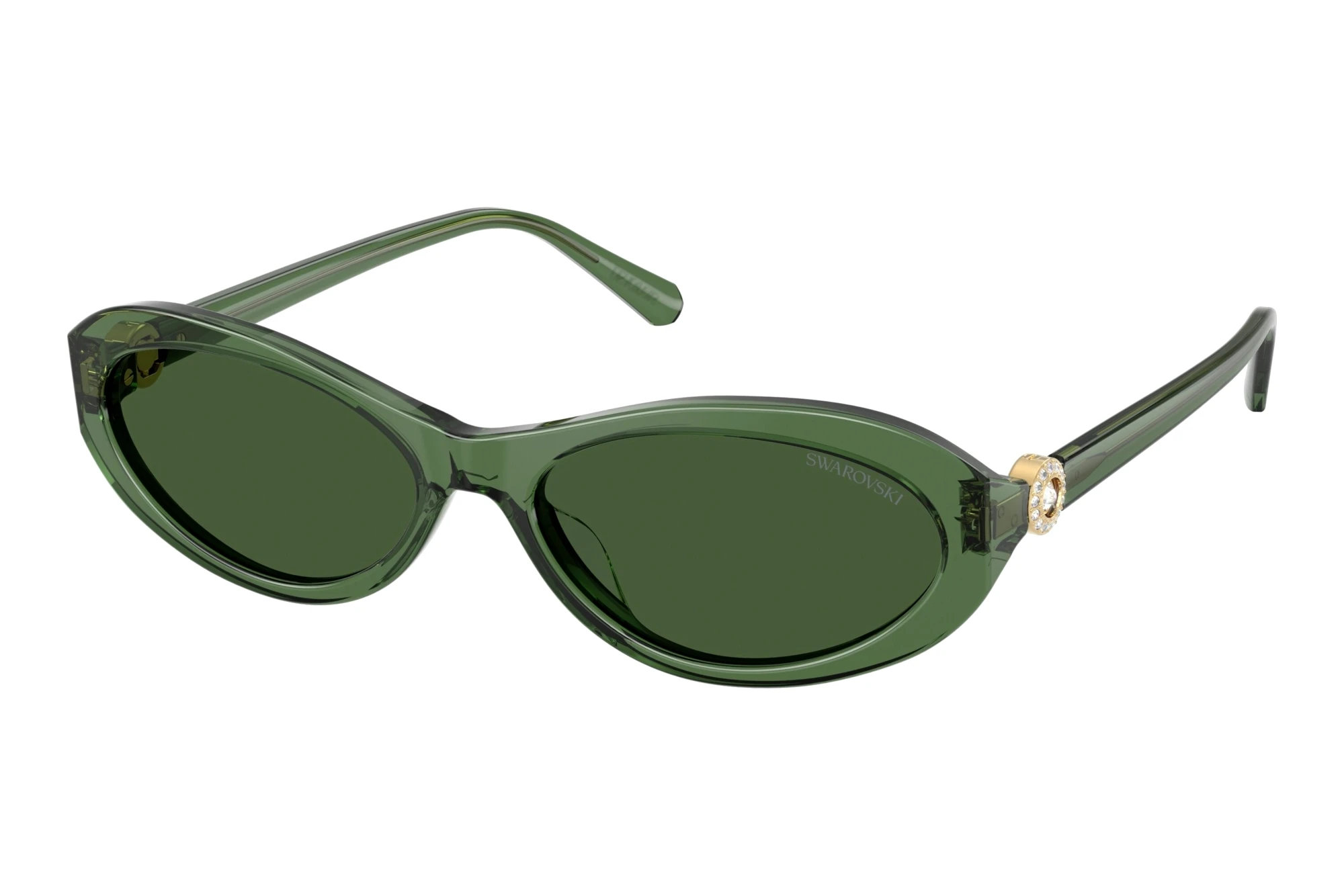 Swarovski   SK6069U 108571 Dark GreenTransparent Green