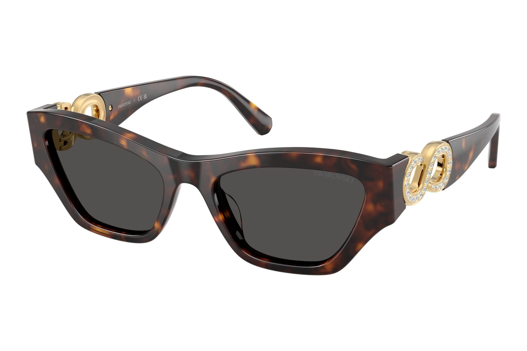 Swarovski   SK6076U 100287 Dark GreyHavana