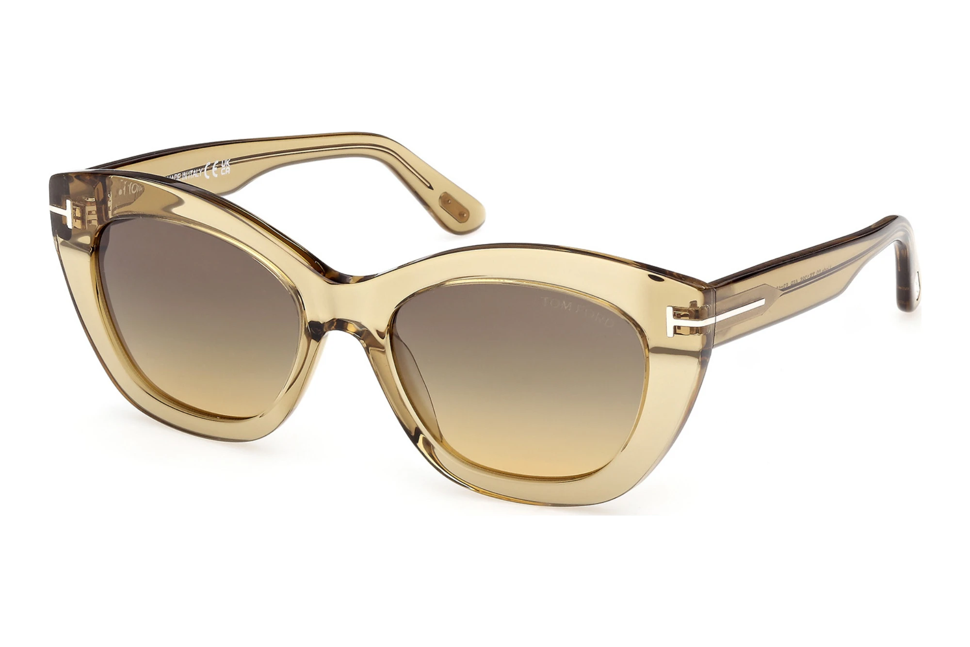 Tom Ford   FT1285 45B grau verlaufendGlänzend Hellbraun