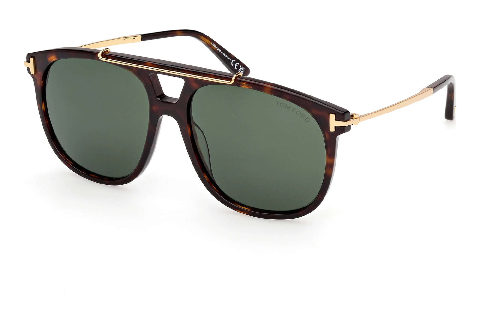 Tom Ford   FT1306 52N grünDunkel Havanna