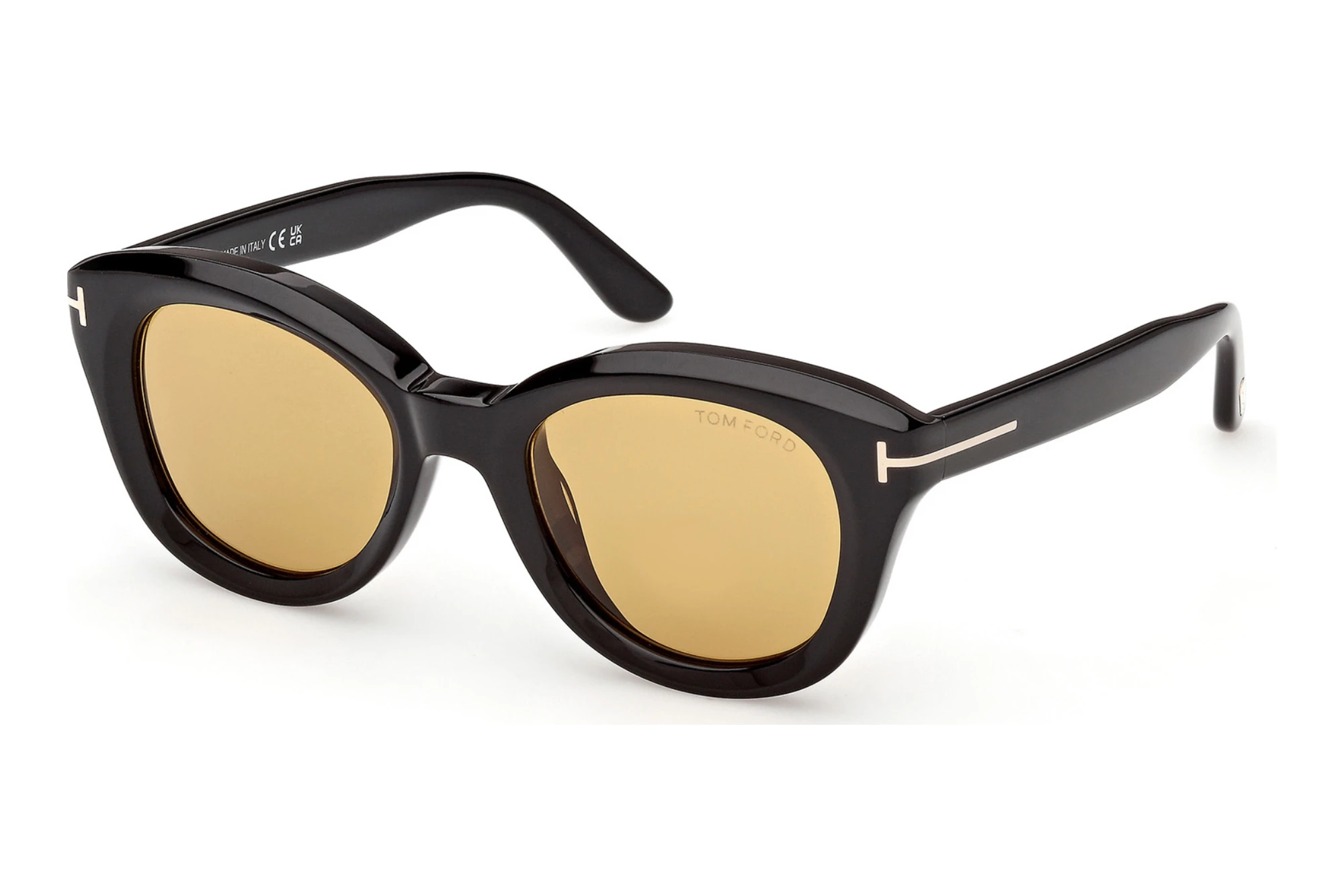 Tom Ford   FT1344 01E braunGlänzend Schwarz