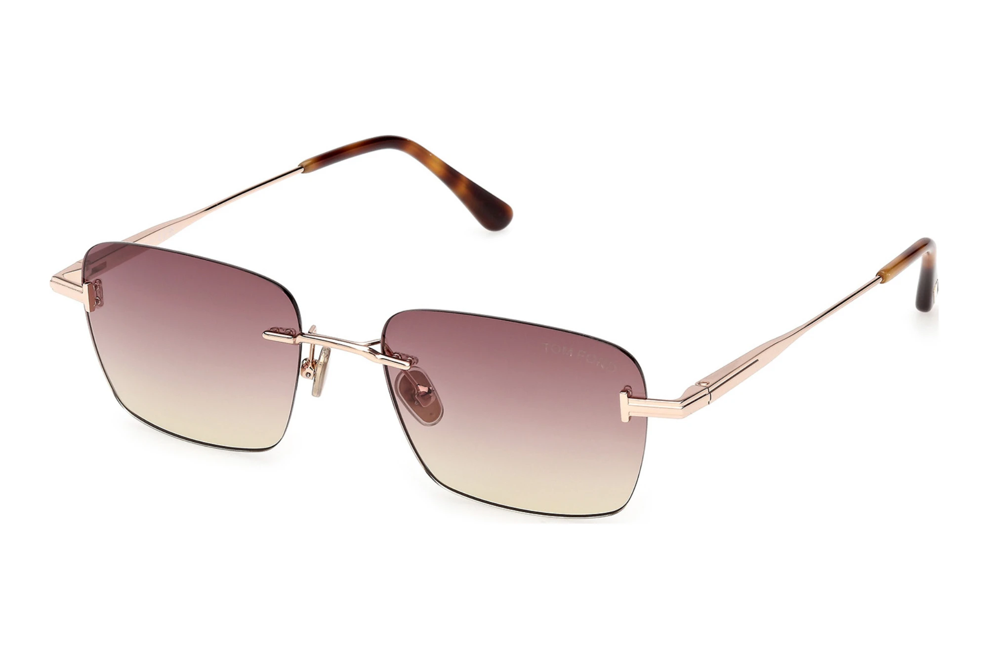 Tom Ford   FT1354 28Z bordeaux verlaufendGlänzend Rose Gold