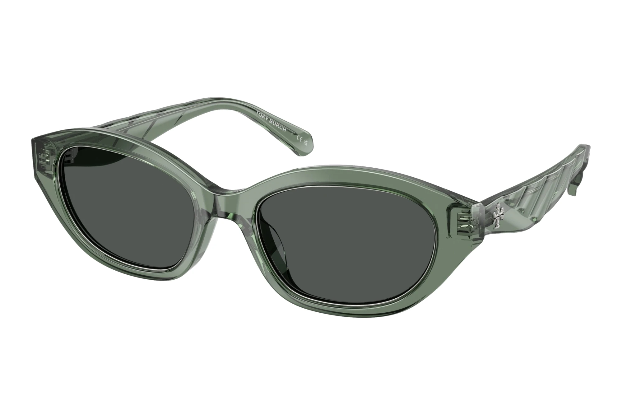 Tory Burch   TY7232U 194187 Dark GreyTransparent Sage