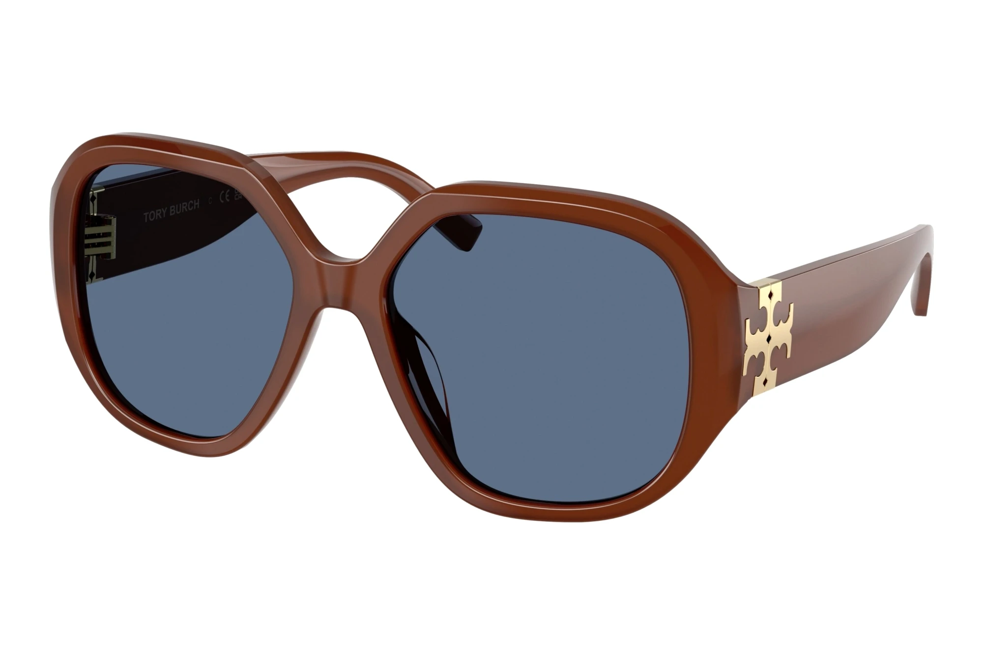 Tory Burch   TY7237U 208880 Solid BlueDark Milky Brown