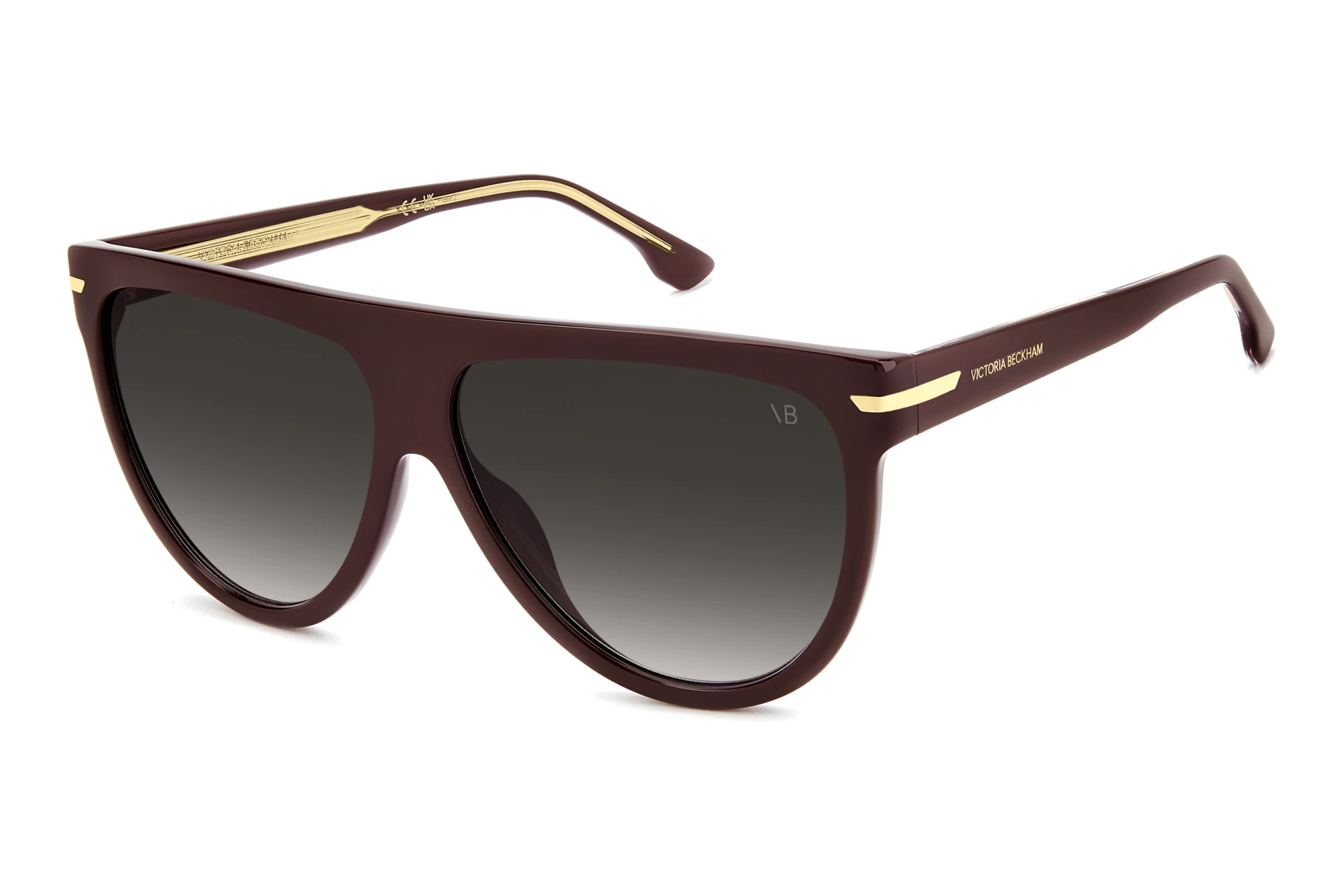 Victoria Beckham   VB 1004/S LHF/9O DARK GREY SHADEDBURGUNDY 2