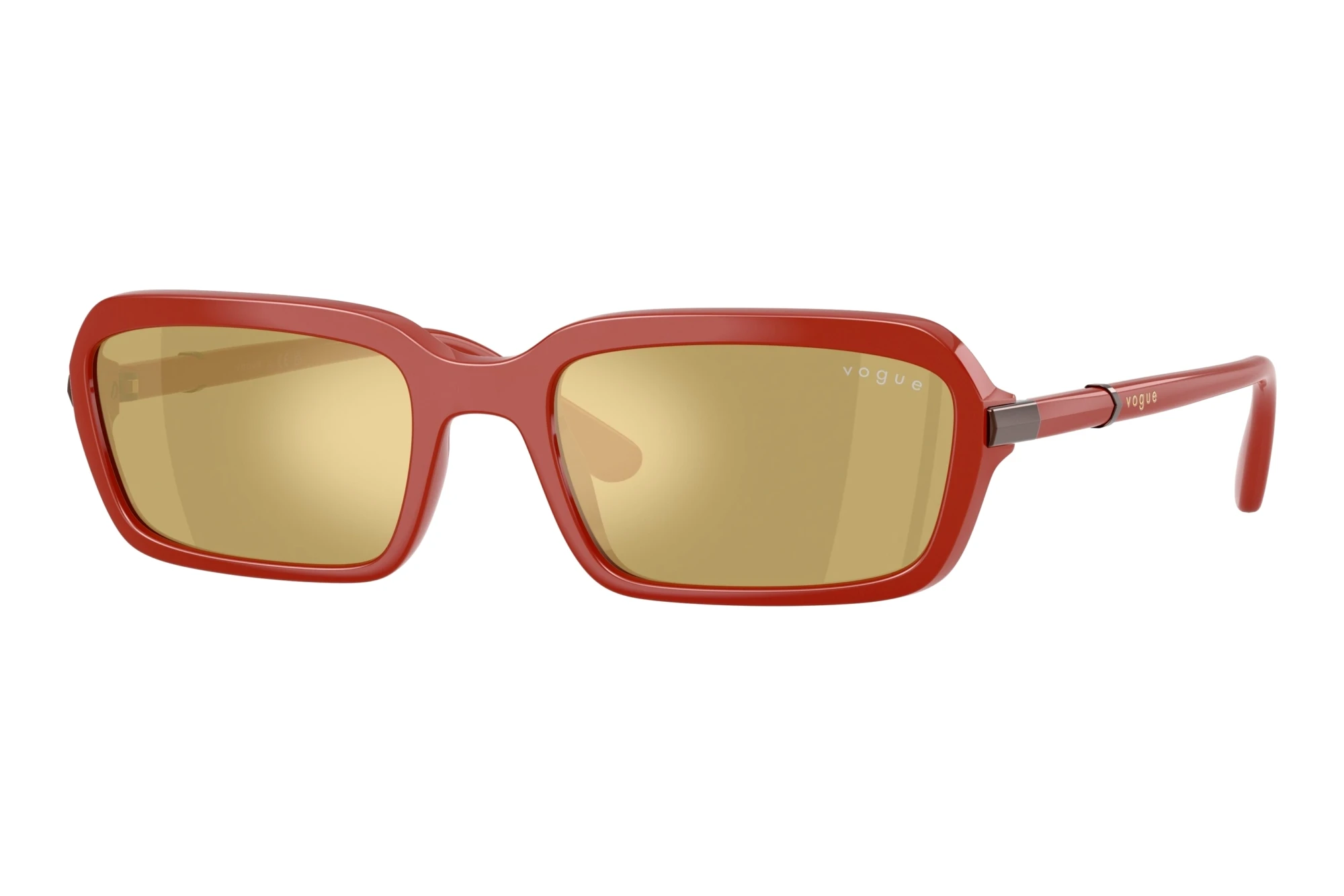 Vogue Eyewear   VO5744S 3330O8 Green Olive Gold MirrorFull Red