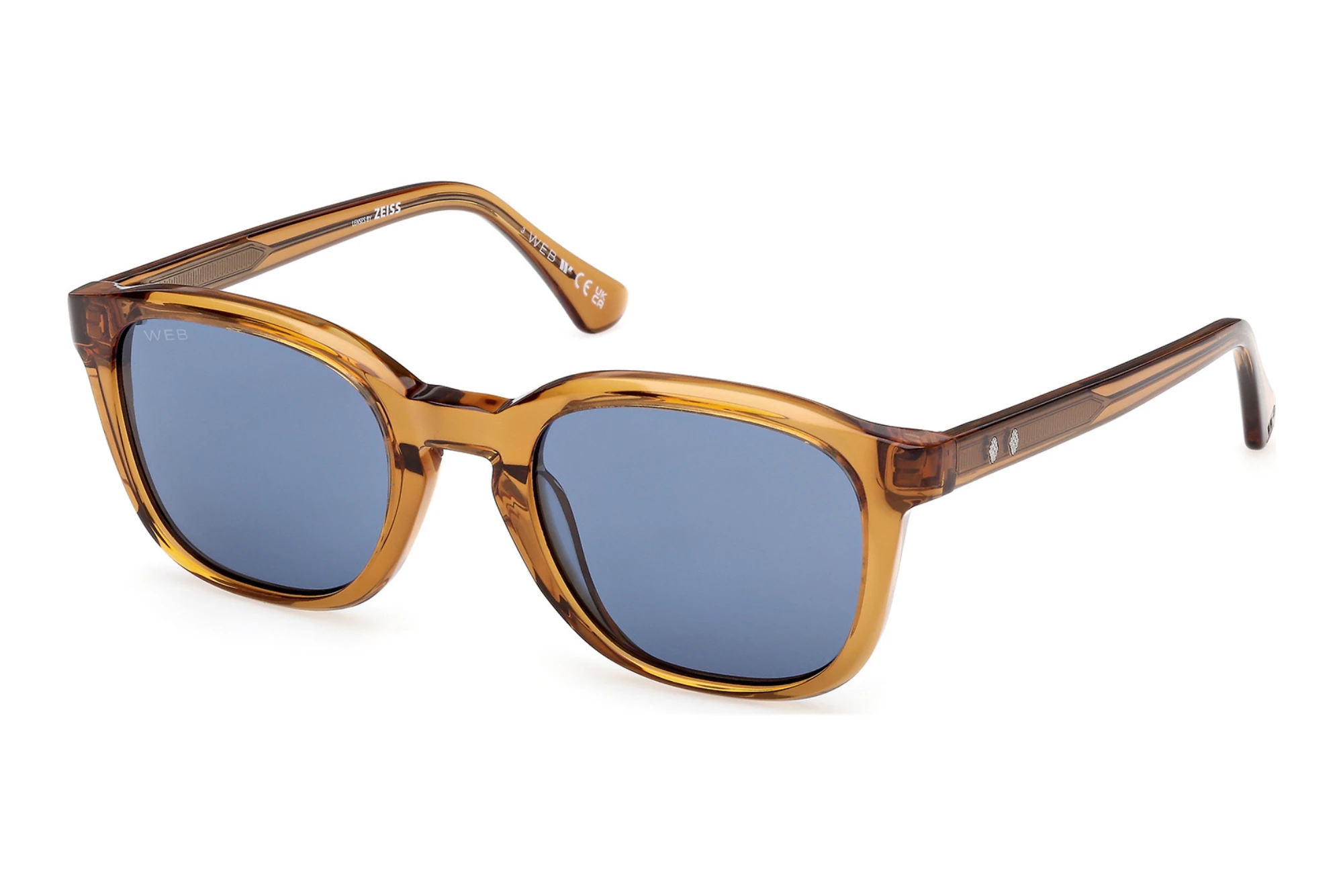 Web Eyewear   WE0390 39V blauGlänzend Hell Gelb