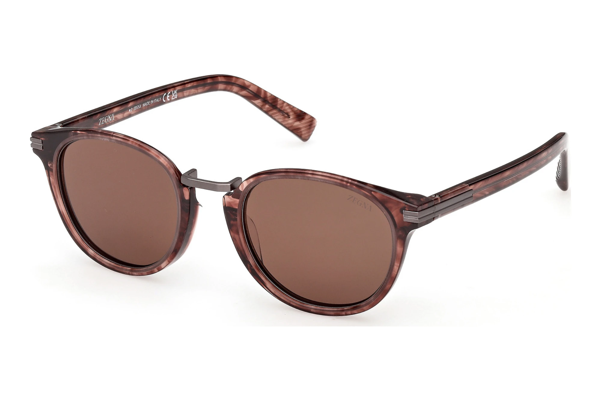 Zegna   EZ0284-H 69E braunBordeaux/Gestreift