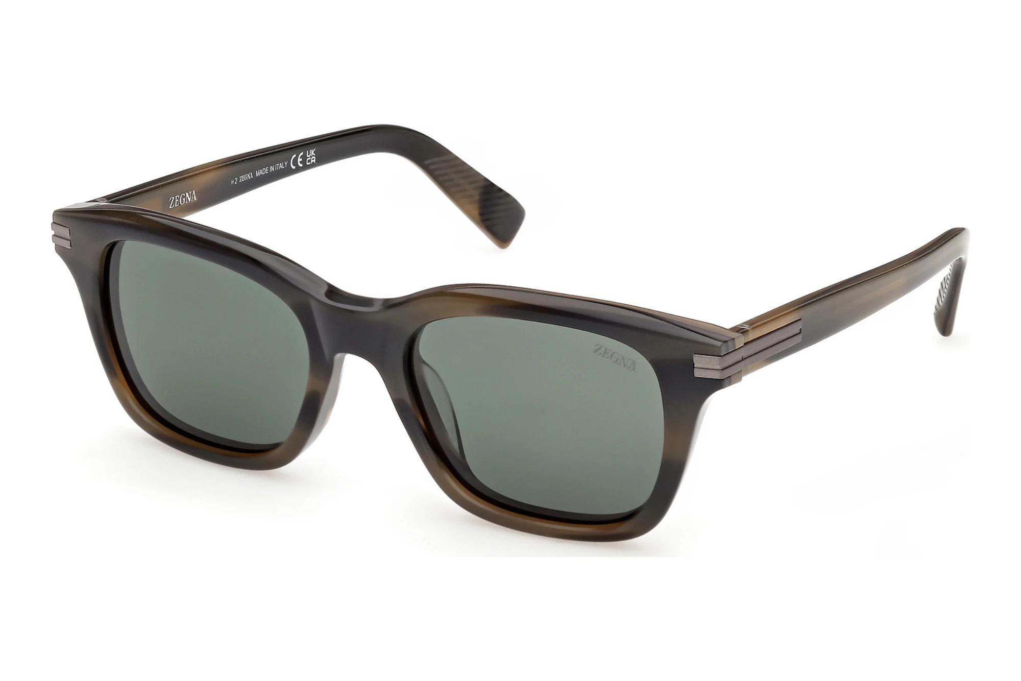 Zegna   EZ0303 55R grün polarieisrendBunt Havanna