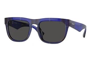 Burberry BE4431U 411487 Dark GreyCheck Blue