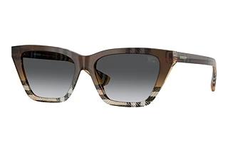 Burberry BE4468 4202T3 Gradient Grey PolarCheck Sand