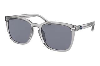 Coach HC8354U 571855 Dark Blue SolidTransparent Grey