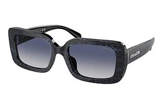 Coach HC8380U 57654L Blue GradientSapphire Pearl Signature C
