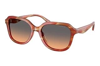 Coach HC8437U 590018 Smokey Peach GradientStriated Chestnut