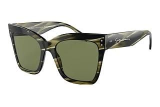 Giorgio Armani AR8175 59522A GreenStriped Green