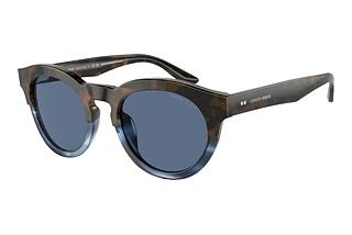 Giorgio Armani AR8189U 600880 Dark BlueRed Havana/Striped Blue