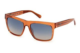 Guess GU00222 42X blau verspiegeltGlänzend Dunkel Orange