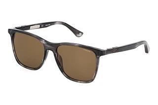 Police SPL872N 01EX BROWNSHINY STRIPED GREY