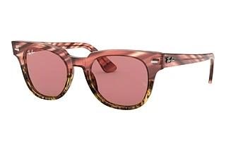 Ray-Ban RB2168 1253U0 Violet Photo Mirror GoldStriped Pink & Beige
