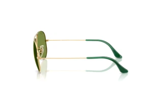 Zijaanzicht Ray-Ban AVIATOR LARGE METAL (RB3025 - 001/4E)