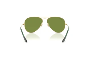 Achteraanzicht Ray-Ban AVIATOR LARGE METAL (RB3025 - 001/4E)