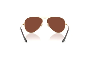 Achteraanzicht Ray-Ban AVIATOR LARGE METAL (RB3025 - 001/C5)