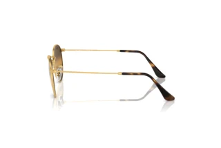 Zijaanzicht Ray-Ban ROUND METAL (RB3447 - 001/G5)