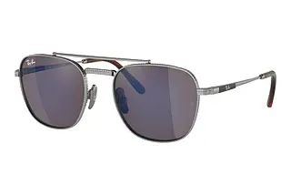 Vooraanzicht Ray-Ban FRANK II TITANIUM (RB8258 - 3139O4)