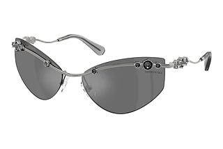 Swarovski SK7039 40096G Grey Mirror BlackGunmetal