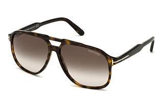 Tom Ford FT0753 52K roviex verlaufendDunkel Havanna