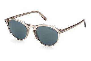 Tom Ford FT0904 01D grau polarisierendGlänzend Schwarz