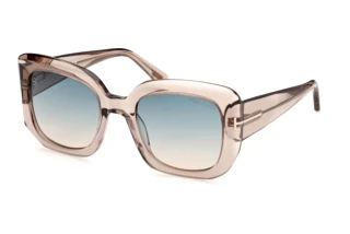 Vooraanzicht Tom Ford CARLA-02 (FT1220 - 45P)