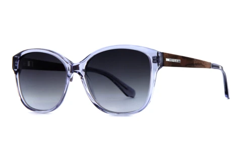 Zonnebril Wood Fellas Rosenau (10767 curled/crystal grey)