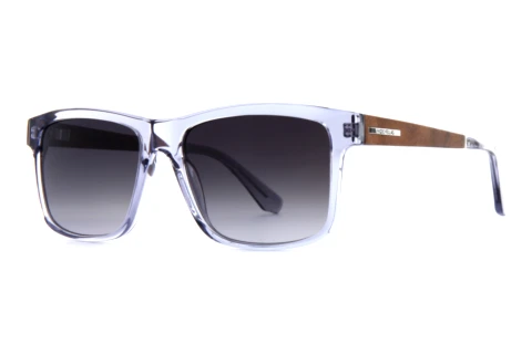 Zonnebril Wood Fellas Hohenburg (10768 curled/crystal grey)
