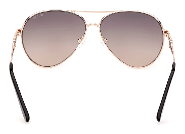 GUESS Women's Metal Aviator Sunglasses