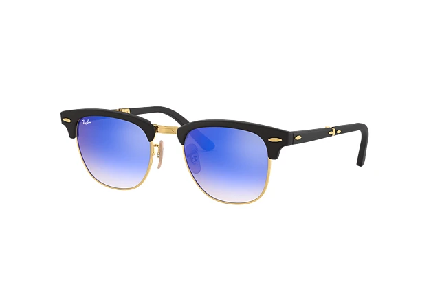 clubmaster ray ban folding