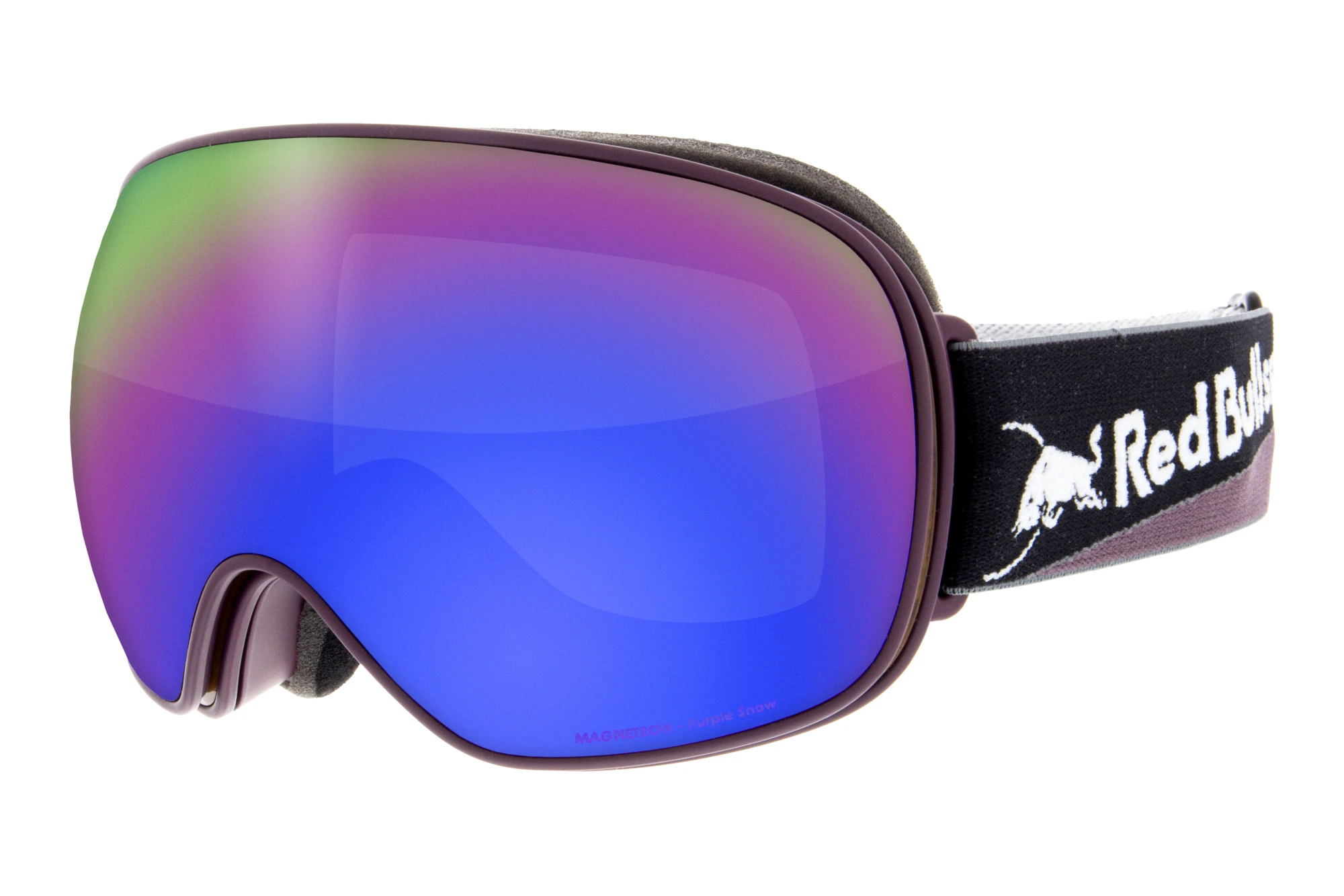 Red Bull SPECT   MAGNETRON 017 purple snow - brown  with violet mirror cat. S3burgundy