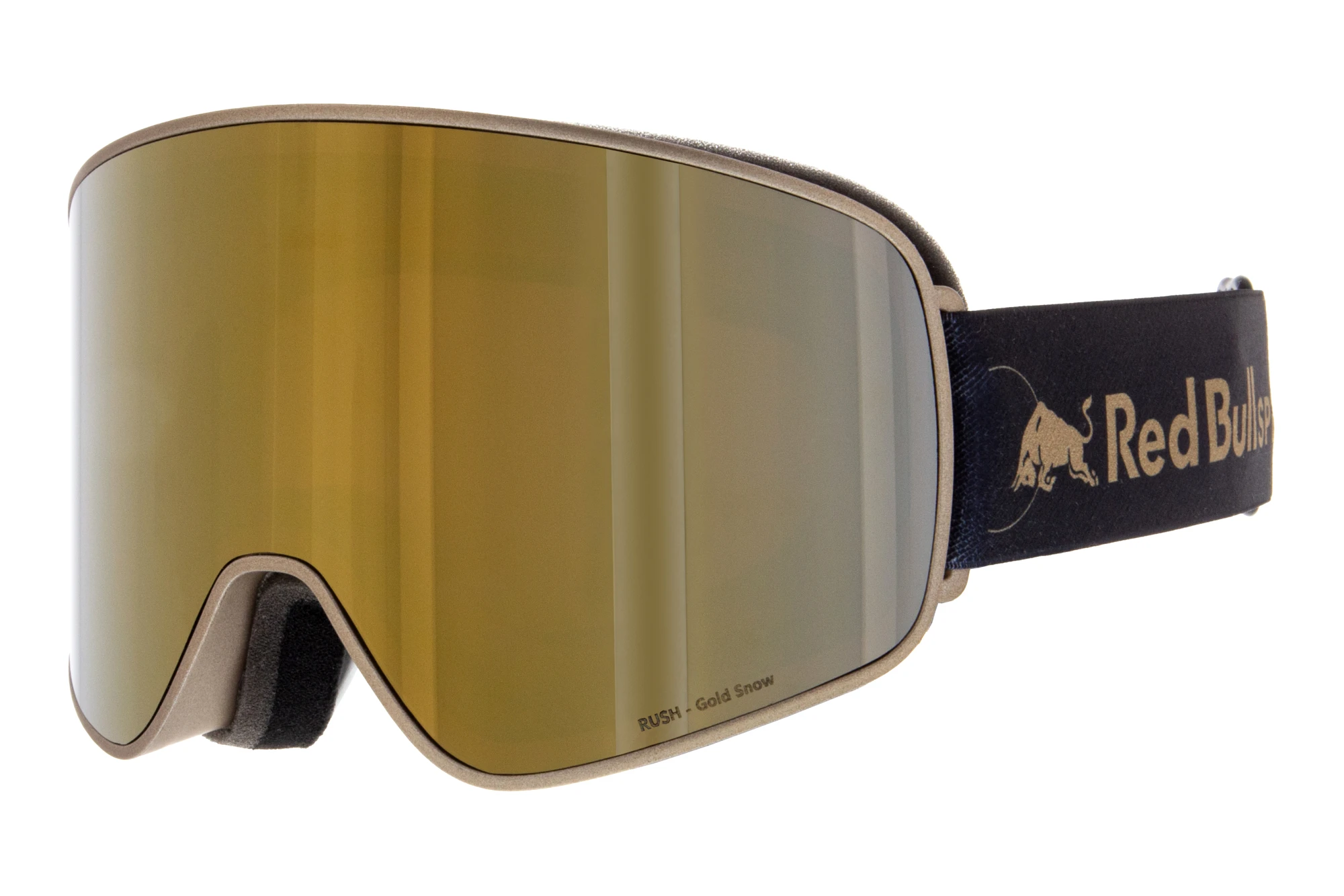 Red Bull SPECT   RUSH 005 gold snow - orange with gold mirror cat. S3gold